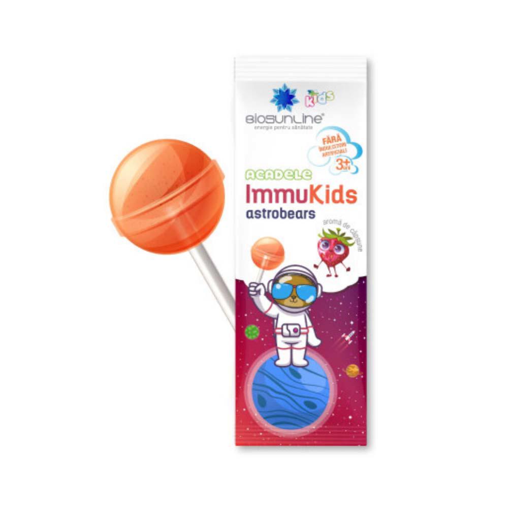 Acadea cu Aroma de Capsuna Immukids Astrobears 1 bucata BioSunLine