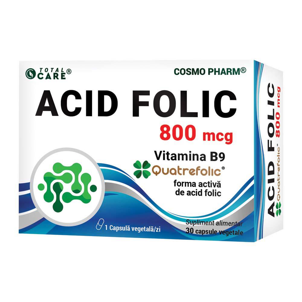 Acid Folic Quatrefolic 800 mcg 30 capsule Cosmopharm
