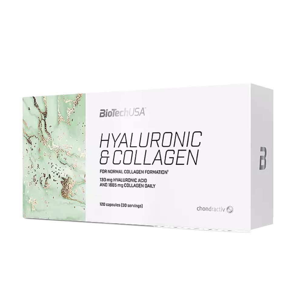 Acid Hialuronic si Colagen 120 capsule BioTech USA