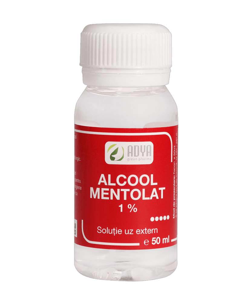 Alcool Mentolat 1% 50 mililitri Adya Green Pharma