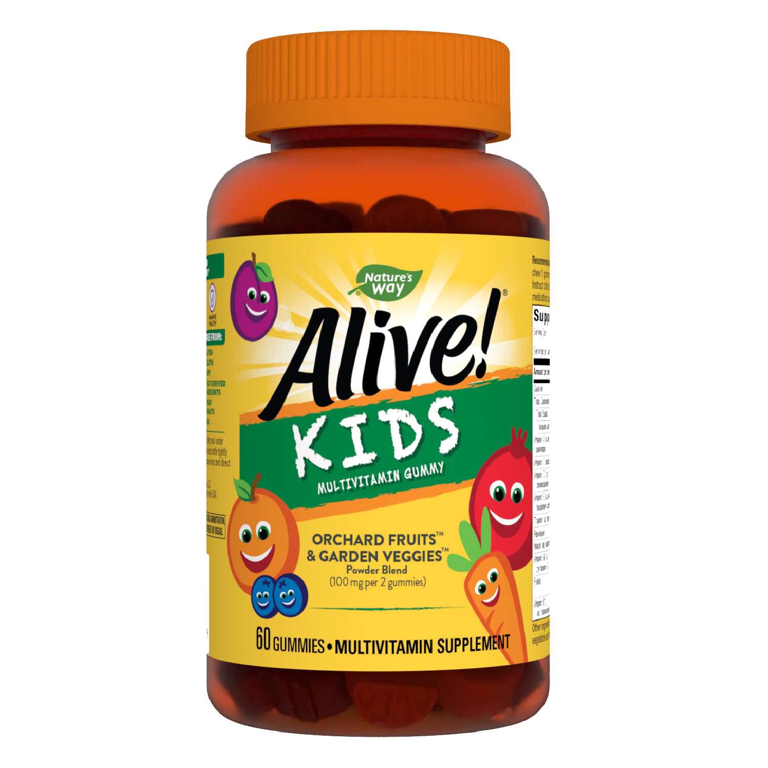 Alive! Kids Multivitamin Gummy Nature's Way 60 jeleuri Secom