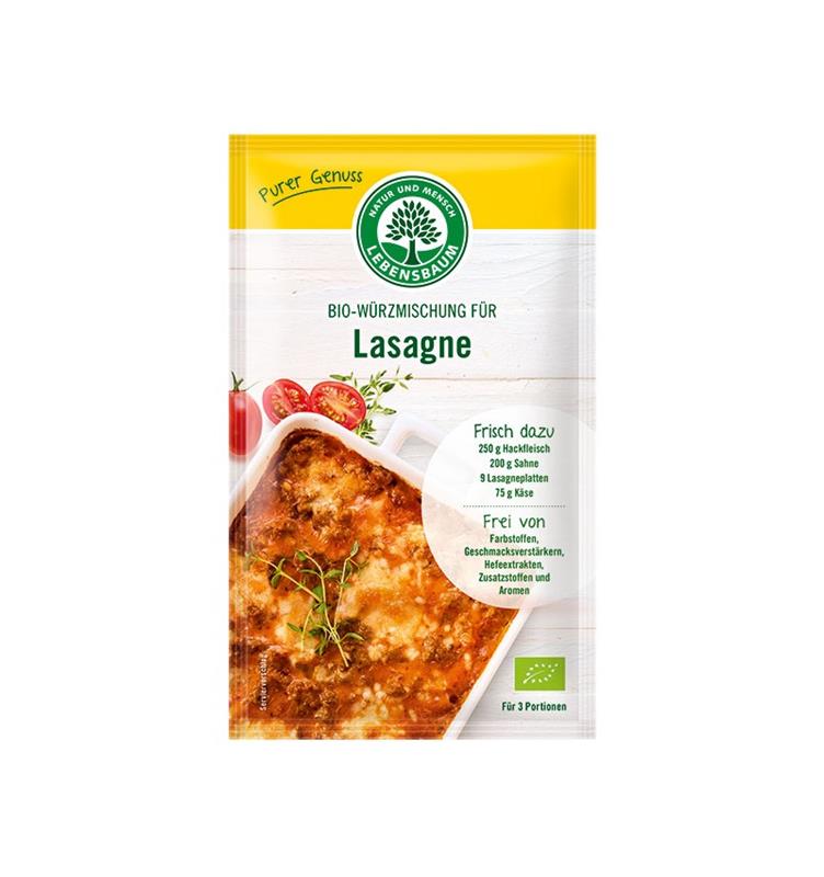 Amestec de Condimente pentru Lasagna Bio Lebensbaum 45gr