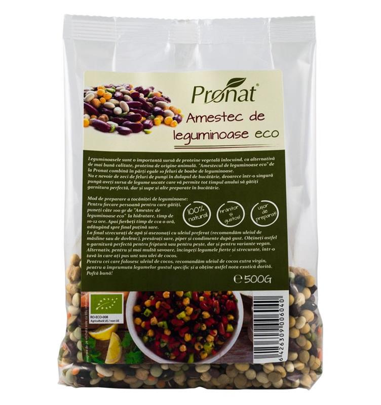 Amestec de Leguminoase Bio 500gr Pronat