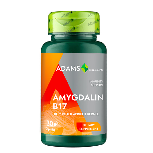 Amygdalin B17 100 miligrame 30 capsule Adams Vision