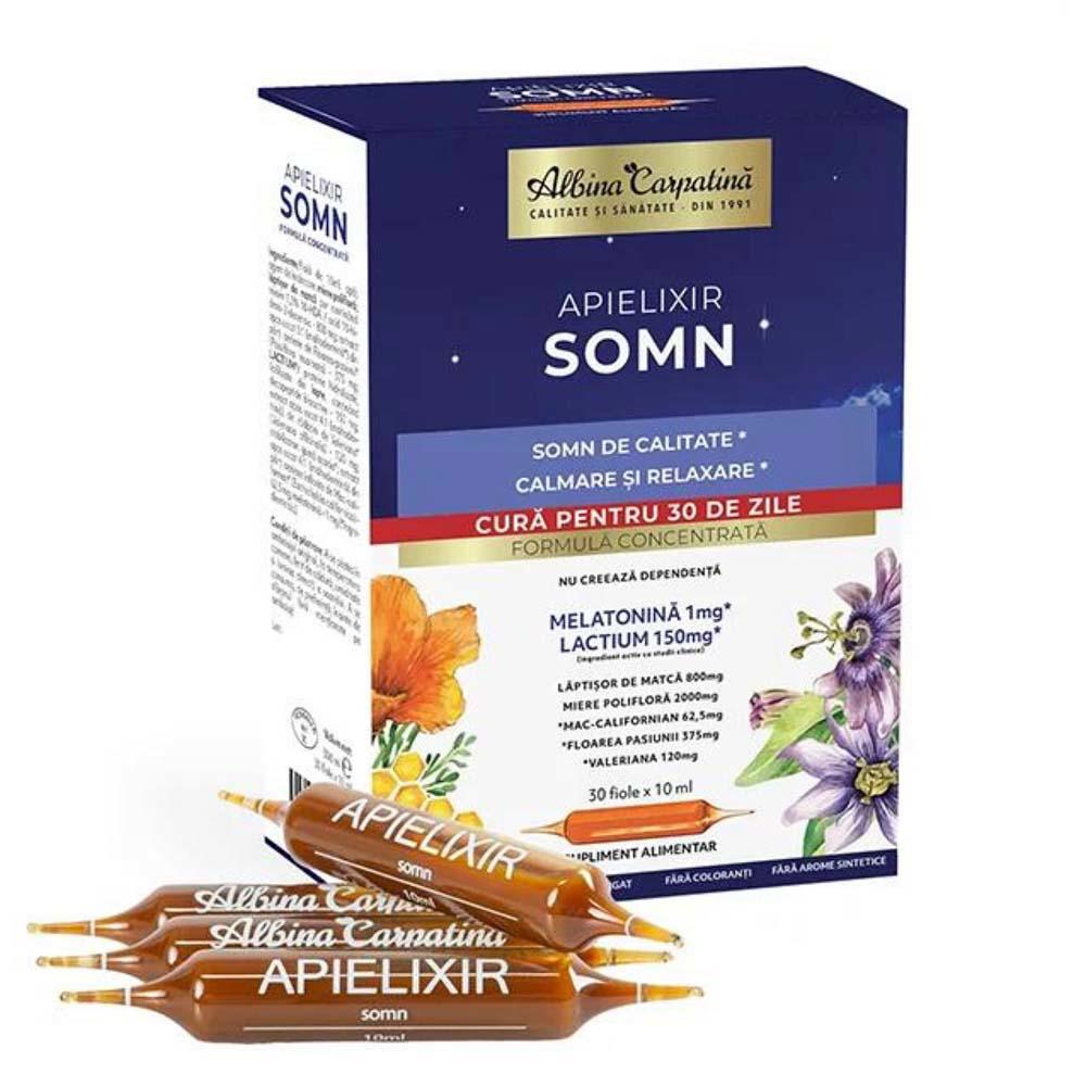 Apielixir Somn 30 fiole Albina Carpatina