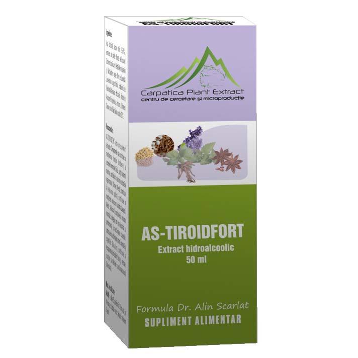 As-Tiroidfort 50 mililitri Carpatica Plant Extract