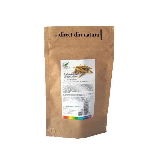 Ashwagandha 50 grame Pro Natura