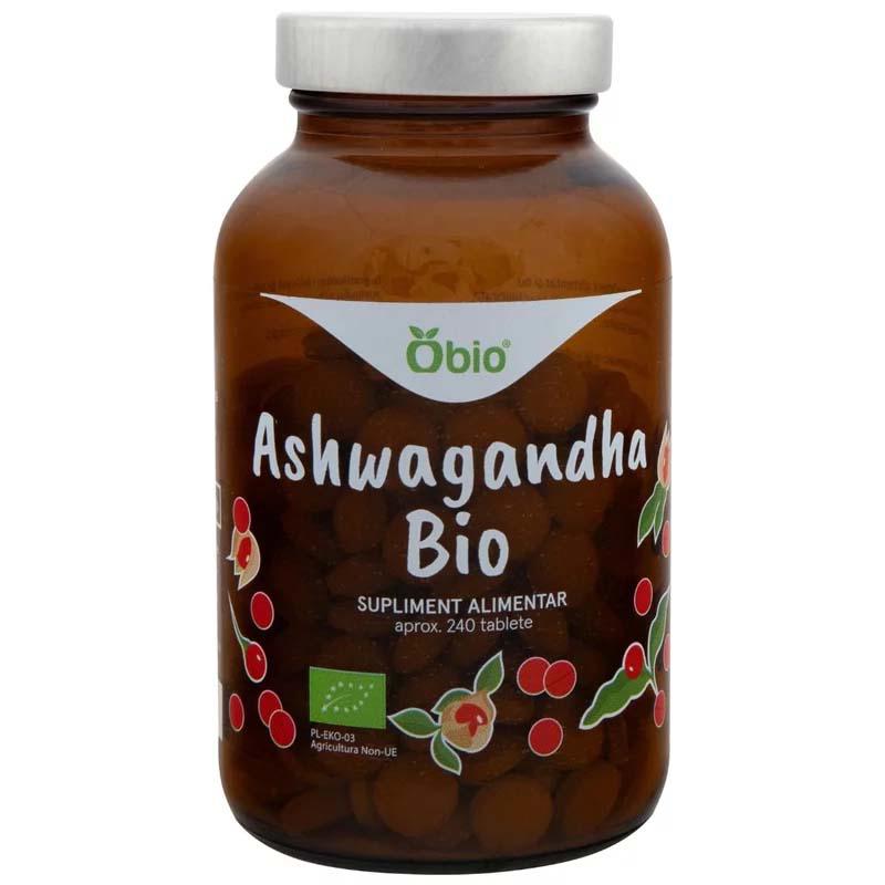 Ashwagandha Eco 240 tablete Obio