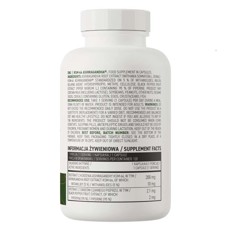 Ashwagandha KSM-66 120 capsule OstroVit