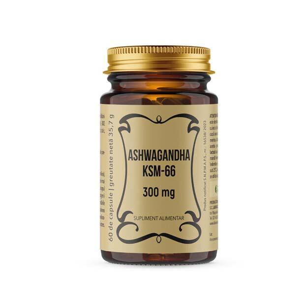 Ashwagandha KSM-66 300 miligrame 60 capsule Laboratoarele Remedia