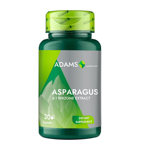Asparagus 180 miligrame 30 capsule Adams Vison