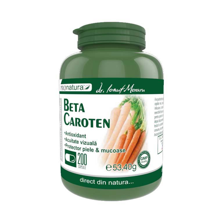 Beta Caroten 200 capsule Pro Natura