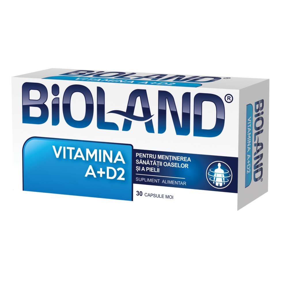 Bioland Vitamina A+D2 30 capsule Biofarm