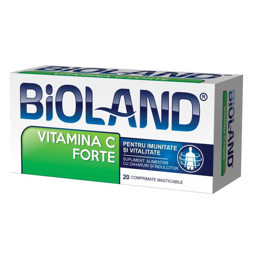 Bioland Vitamina C Forte 500 miligrame 20 comprimate Biofarm