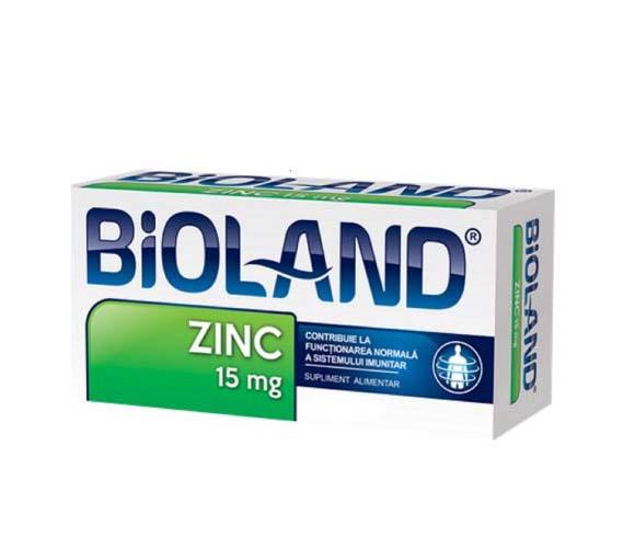 Bioland Zinc 15 miligrame 40 comprimate Biofarm