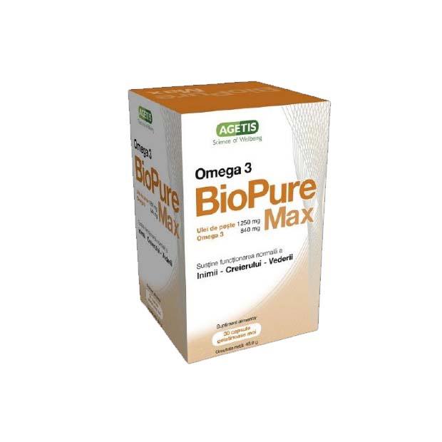 BioPure Max Omega 3 30 capsule Agetis