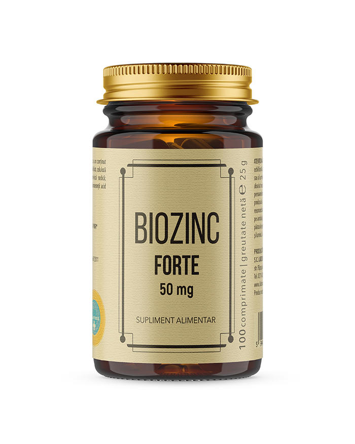 Biozinc Forte 50 miligrame 100 comprimate Remedia