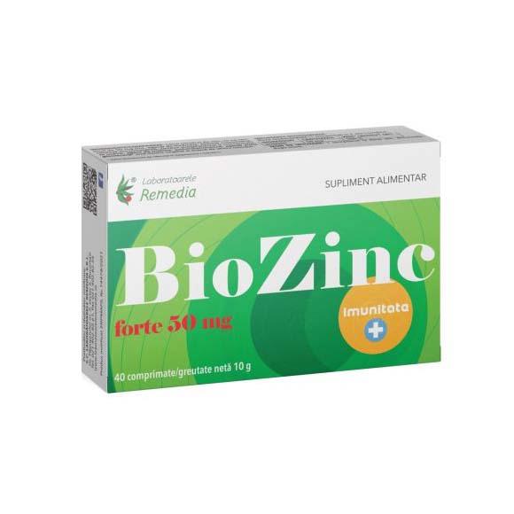 BioZinc Forte 50 miligrame 40 comprimate Remedia