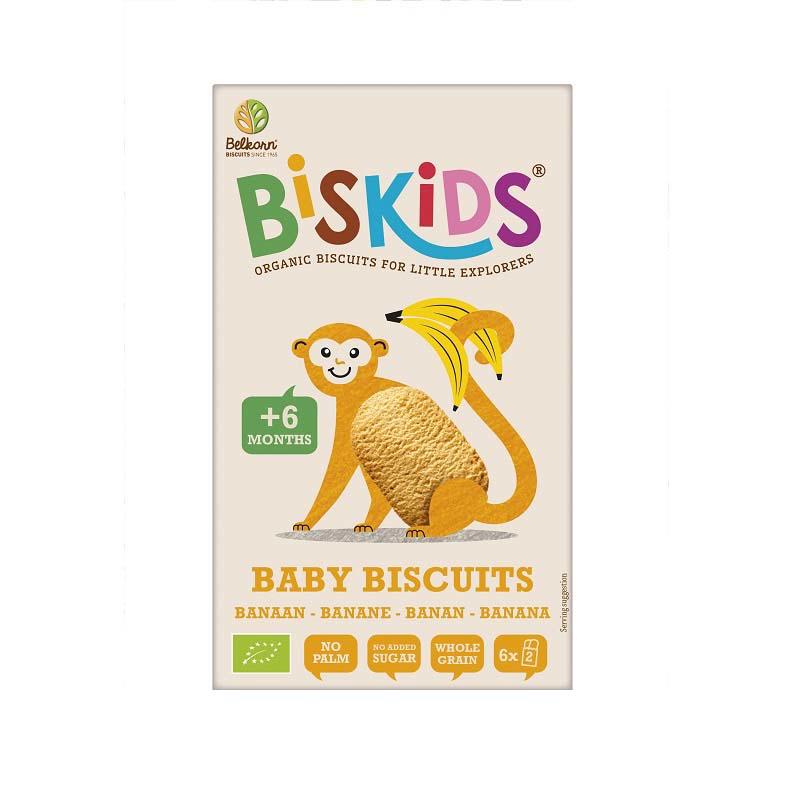 Biscuiti Eco cu Banane Biskids 120 grame Belkorn