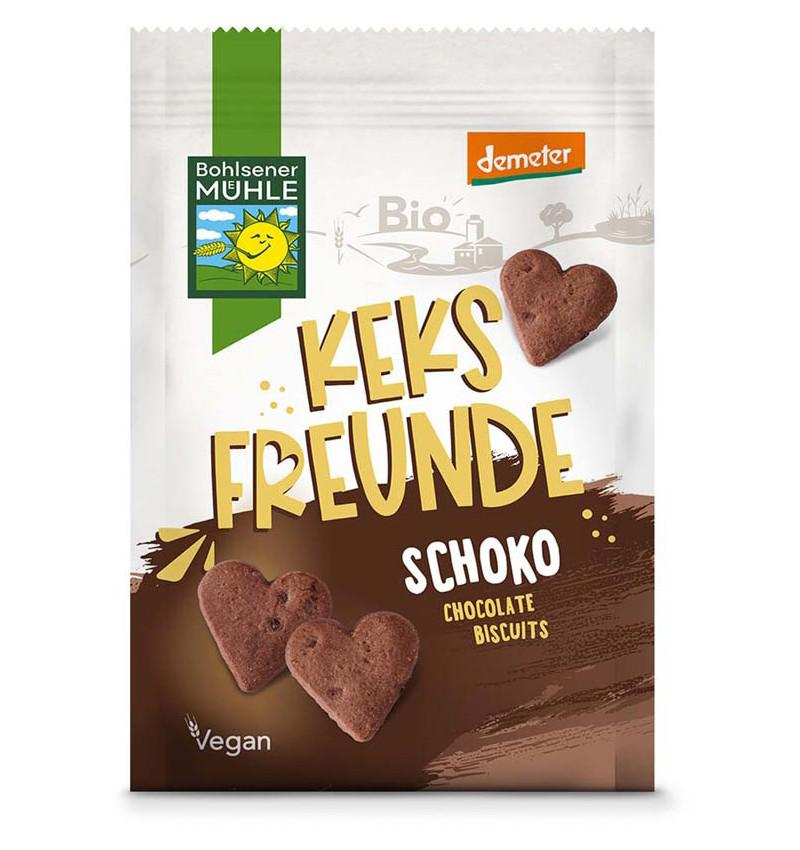 Biscuiti Eco si Demeter cu Ciocolata Freunde 125 grame Bohlsener Muhle