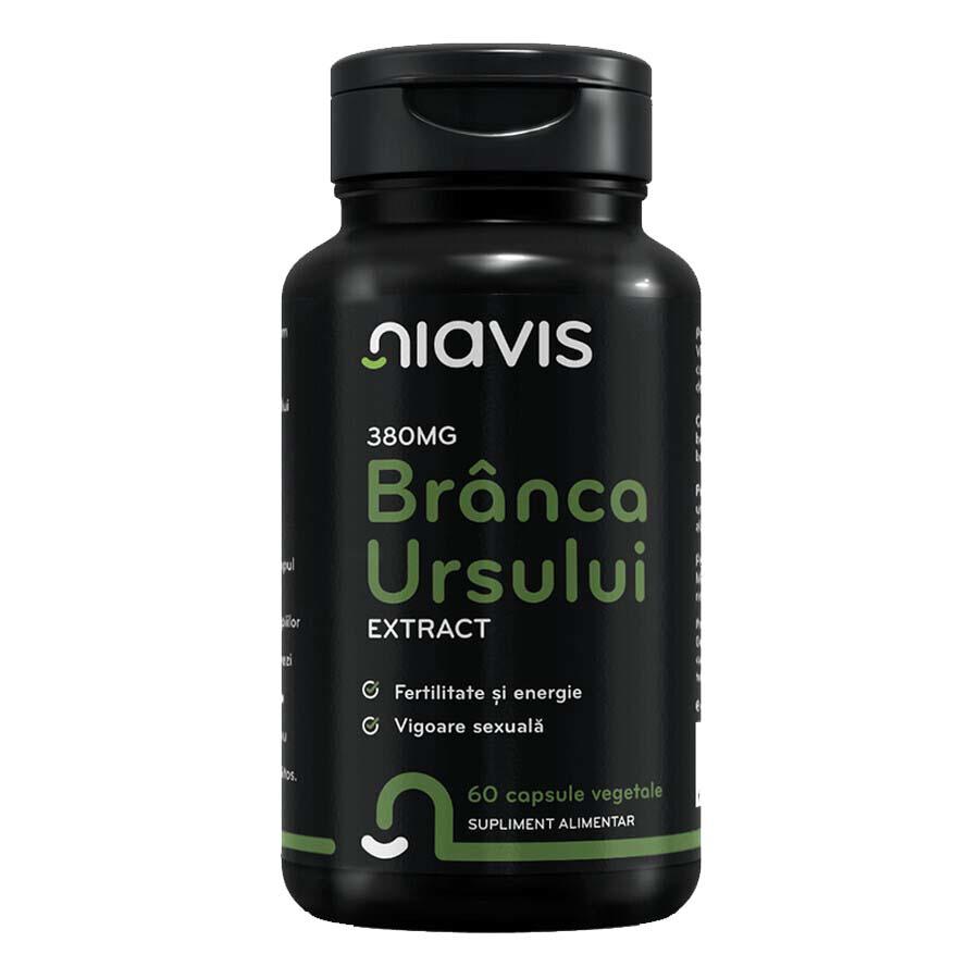 Branca Ursului Extract 380 miligrame 60 capsule Niavis