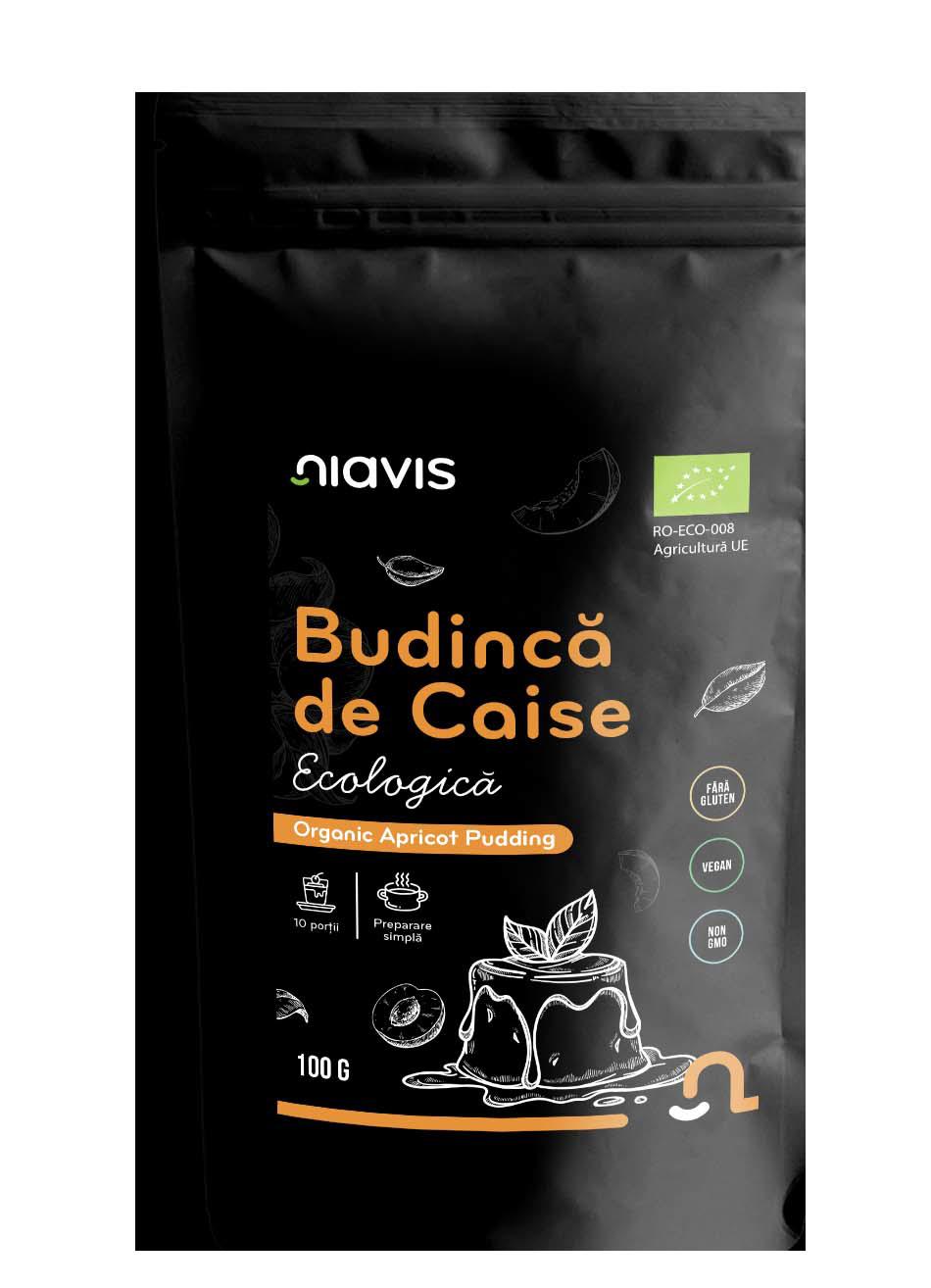 Budinca de Caise fara Gluten Ecologica 100 grame Niavis