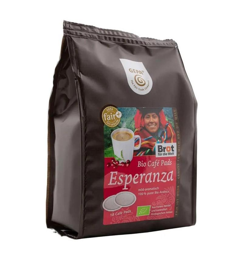 Cafea Esperanza Eco 18 paduri a 7 grame 126 grame Gepa