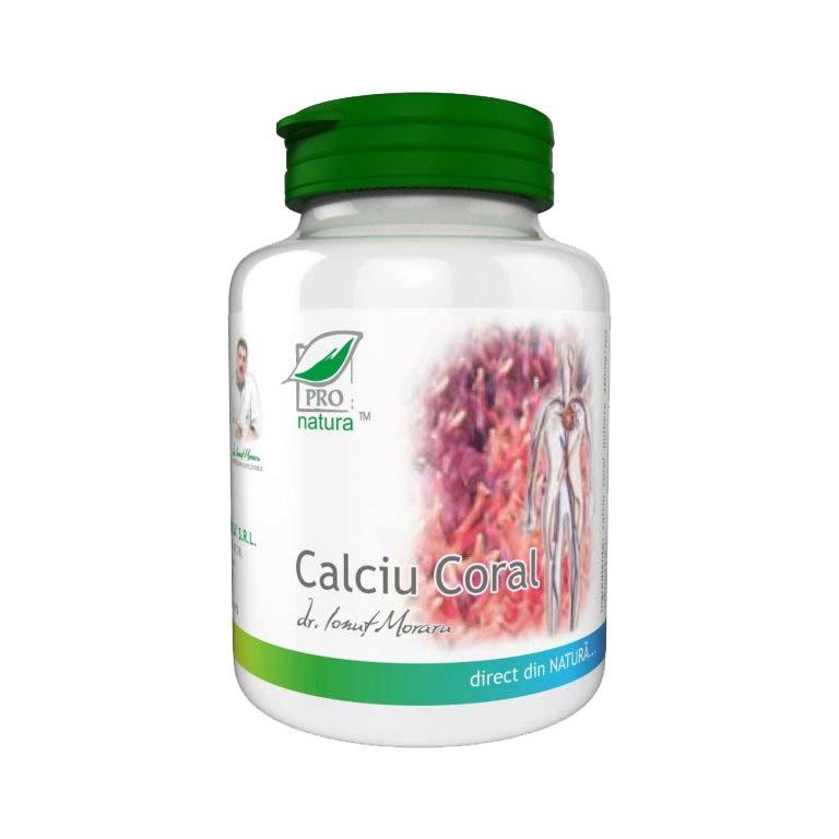 Calciu Coral 150 capsule Pro Natura