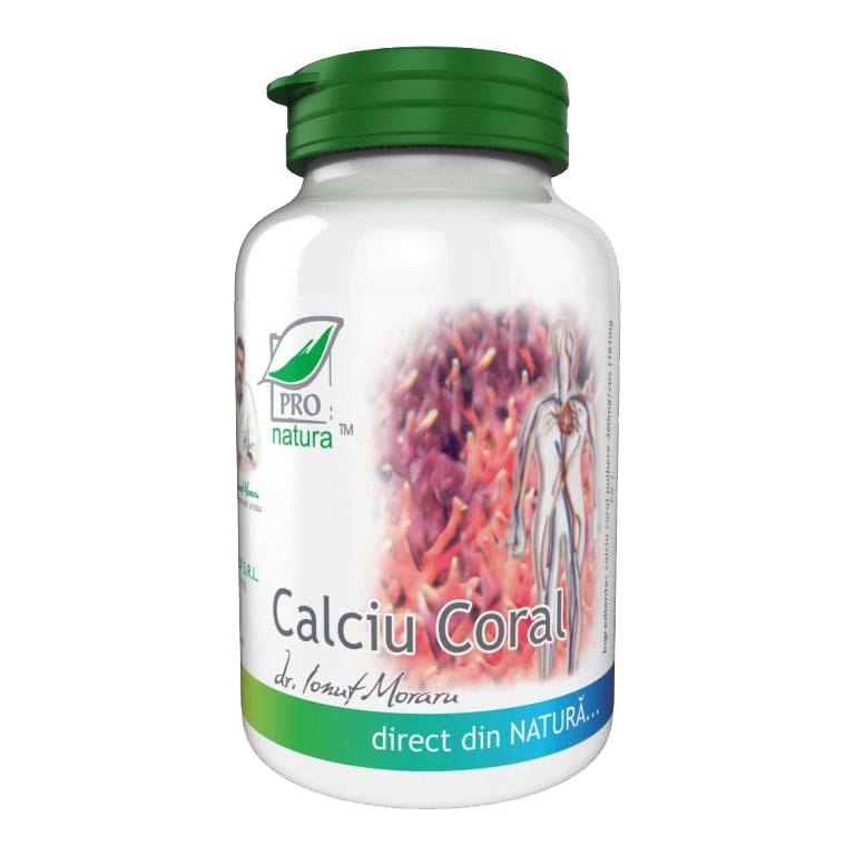 Calciu Coral 60 capsule Pro Natura