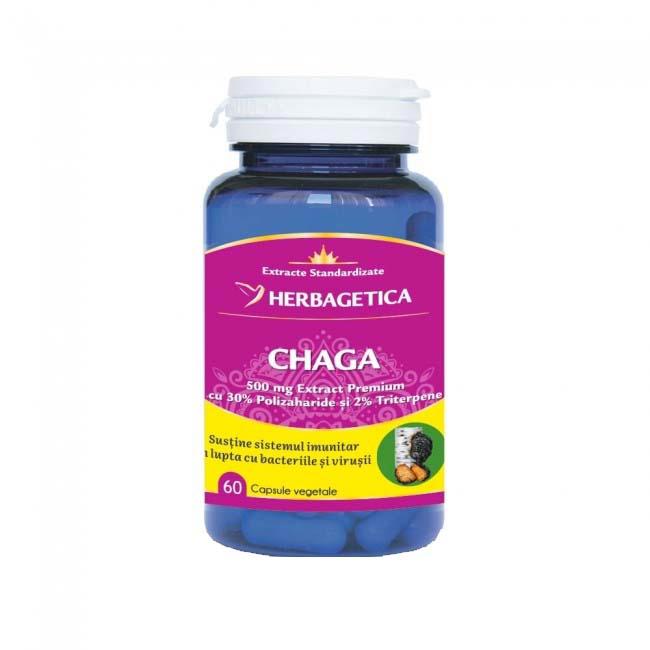 Chaga 60 capsule vegetale Herbagetica