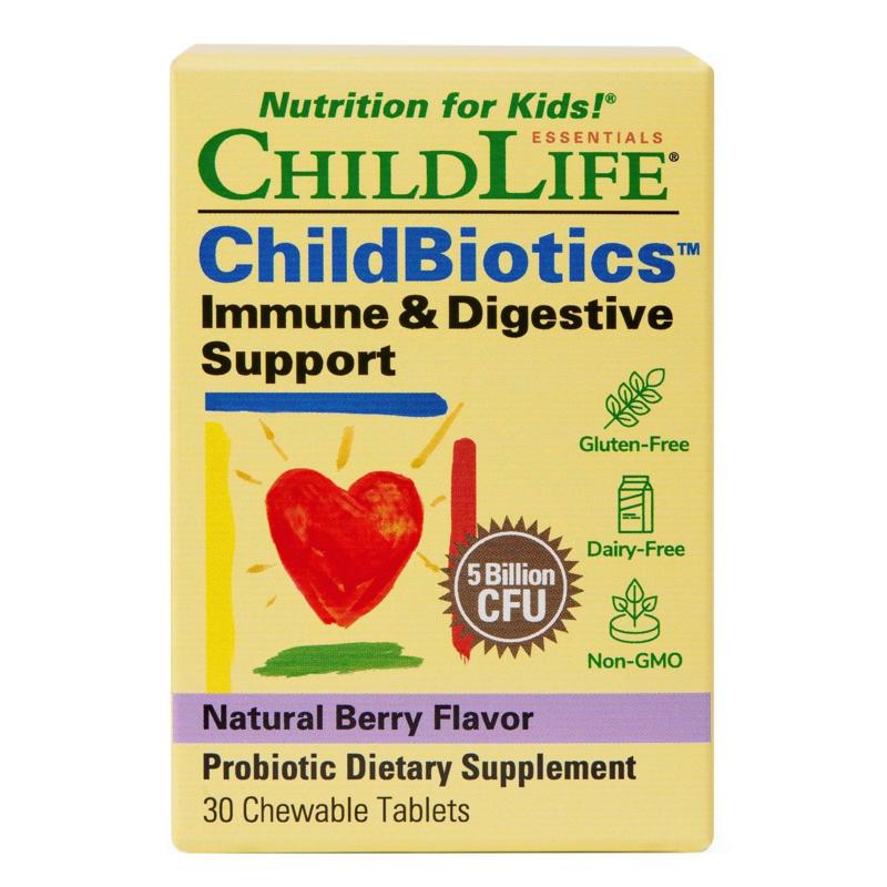 ChildBiotics Immune and Digestive Support Secom 30 tablete masticabile Childlife Essentials