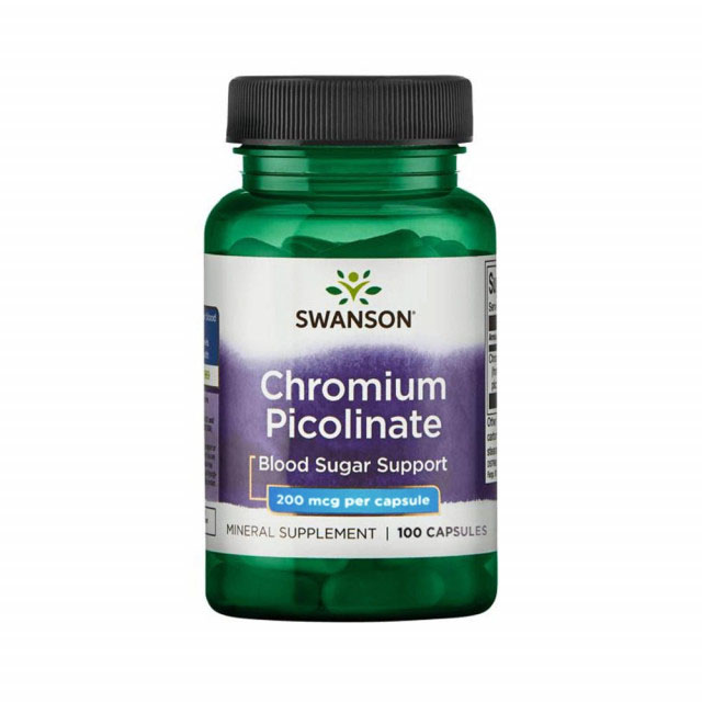 Chromium Picolinate 200 miligrame 100 capsule Swanson