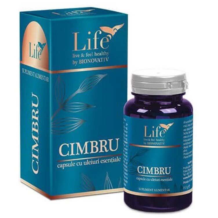 Cimbru Capsule cu Uleiuri Esentiale 30 capsule Bionovativ