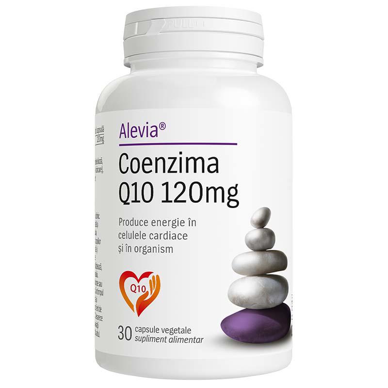 Coenzima Q10 120 miligrame 30 capsule vegetale Alevia