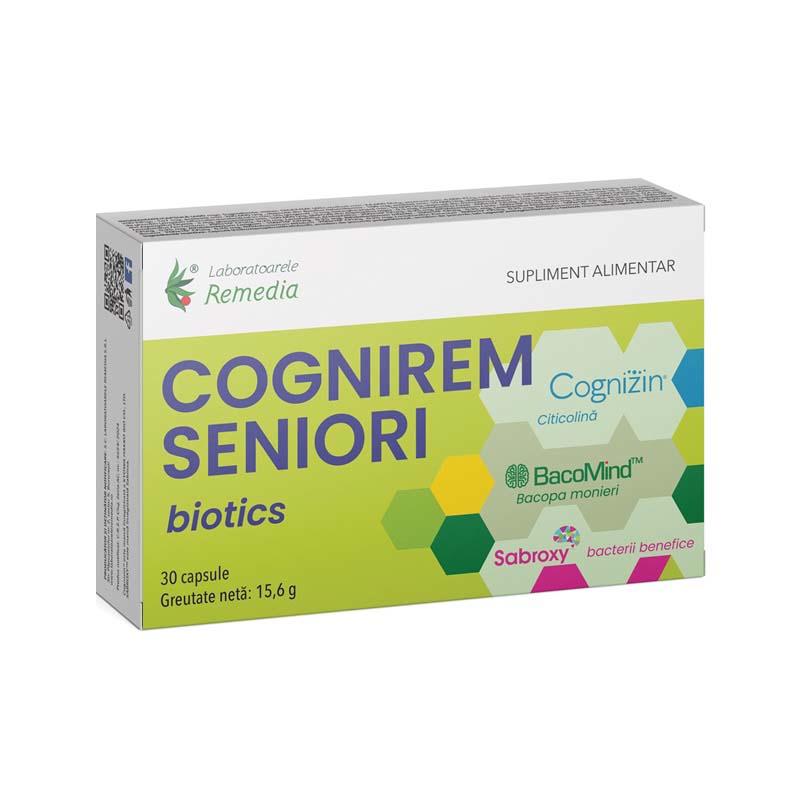 Cognirem Seniori Biotics 30 capsule Laboratoarele Remedia