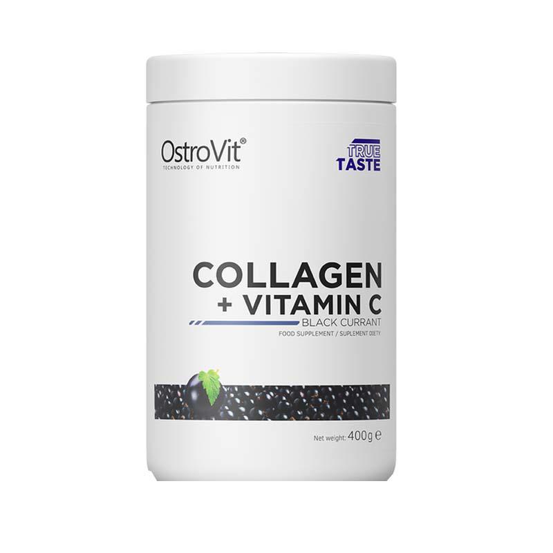 Colagen cu Vitamina C Coacaze 400 grame OstroVit