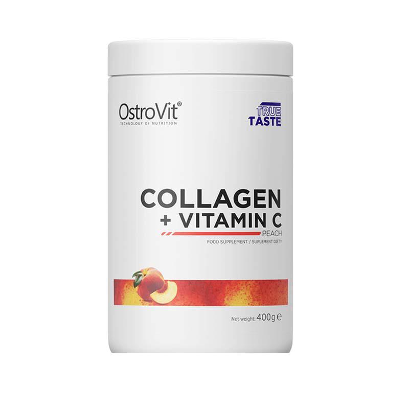 Colagen cu Vitamina C Piersici 400 grame OstroVit