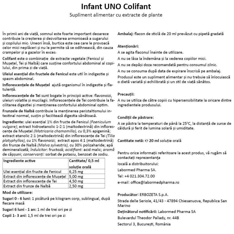 colifant infant uno