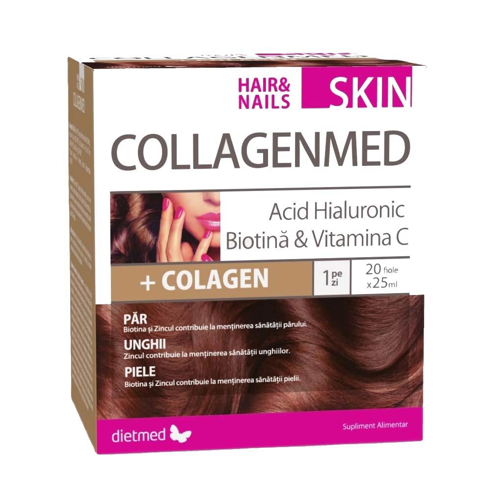 Collagenmed Skin Hair & Nails 20 fiole buvabile Dietmed