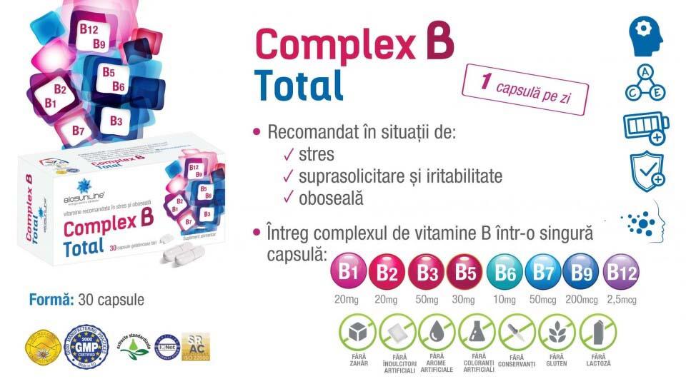 Complex B Total 30 capsule BioSunLine Helcor