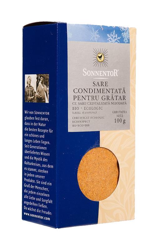 Condiment - Sare Condimentata pentru Gratar Bio Sonnentor 100gr