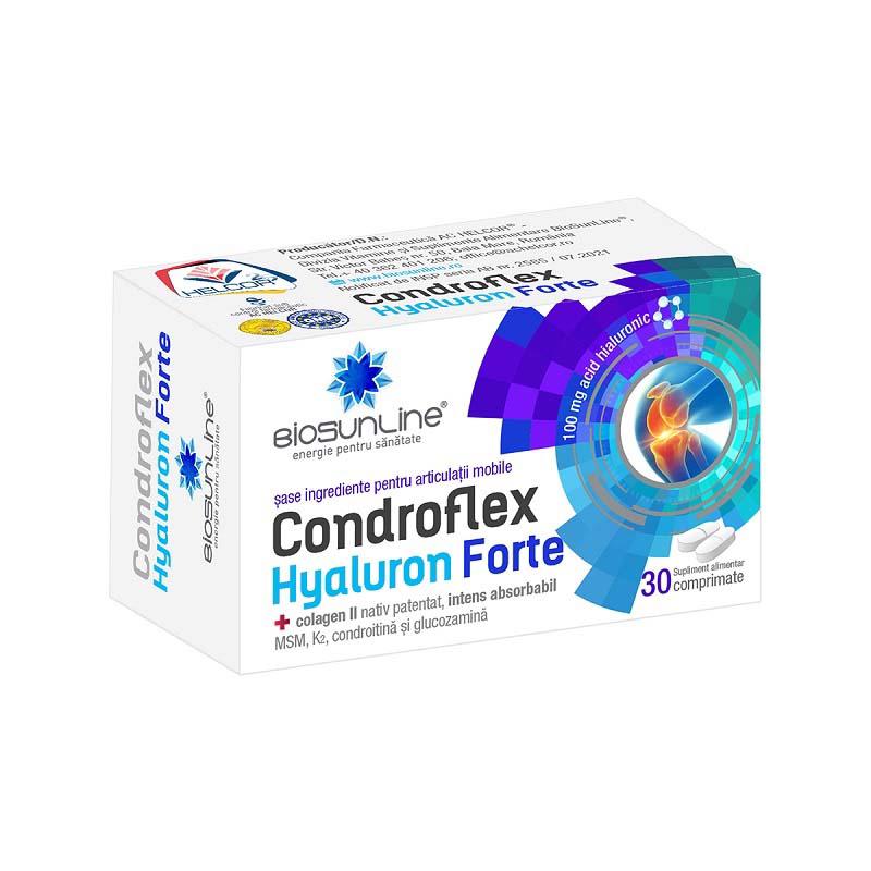 Condroflex Hyaluron Forte 30 comprimate BioSunLine Helcor