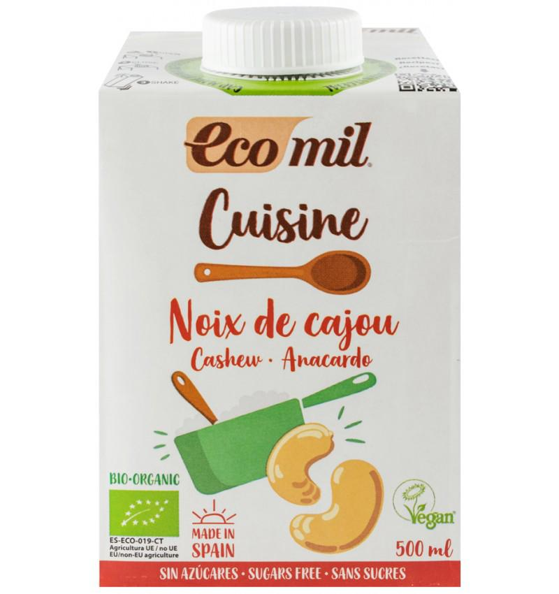 Crema Vegetala pentru Gatit din Caju Eco 500 mililitri Ecomil Cuisine