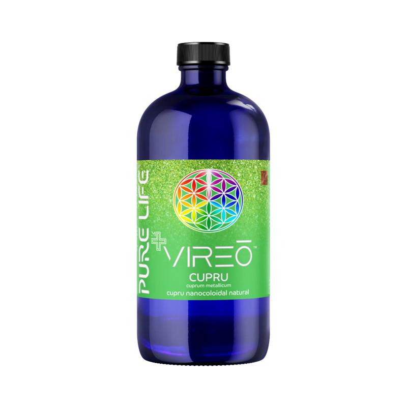 Cupru Nanocoloidal VIREO 21ppm 480 mililitri Pure Life