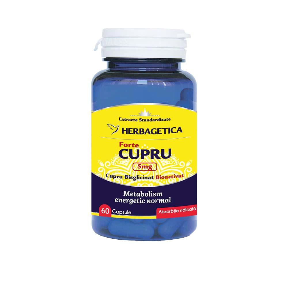 Cupru Forte 60 capsule Herbagetica