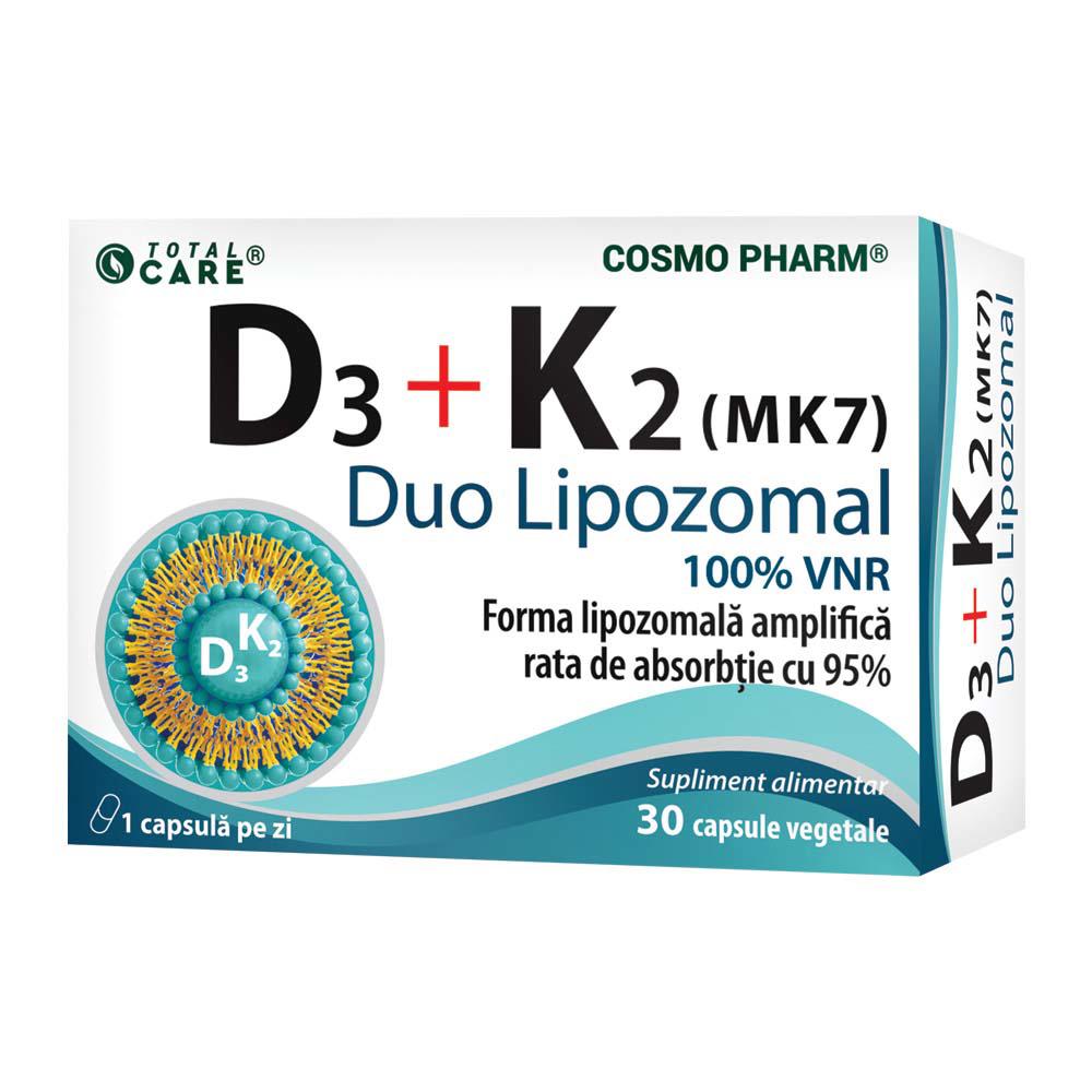 D3 + K2 MK7 Duo Lipozomal 30 capsule Cosmopharm