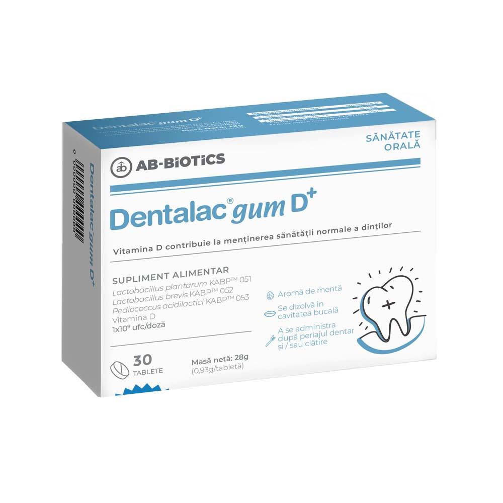 Dentalac Gum D+ 30 tablete Ab-Biotics