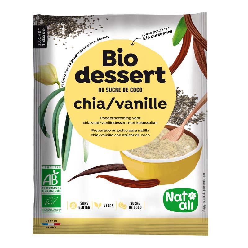 Desert cu Chia si Vanilie Eco 40 grame Nat-Ali