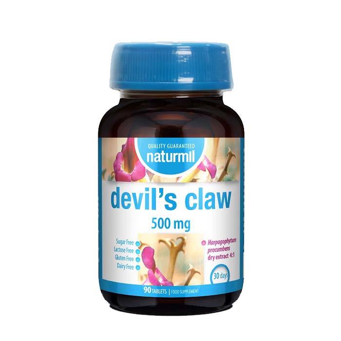 Devil's Claw 500 miligrame 90 tablete Naturmil