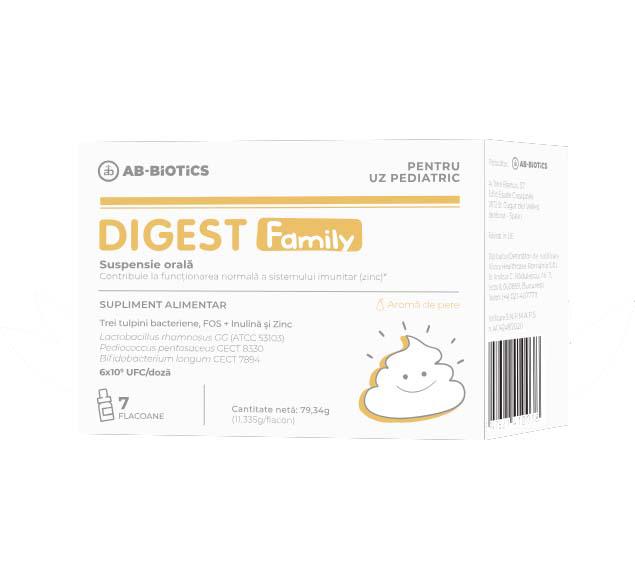 Digest Family Suspensie Orala 7 flacoane Ab-Biotics